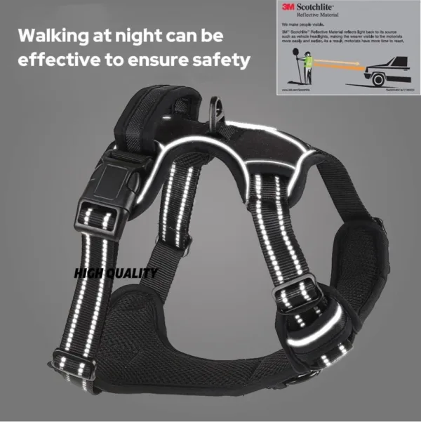 Dog Harness No Pull Reflective Dog Harness Vest with Easy Control Handle For Small Large Dogs Outdoor walking Training Supplies - Image 15