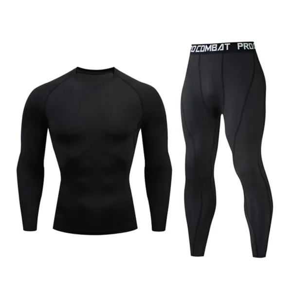Winter Top Quality New Thermal Underwear Men Underwear Sets Compression Fleece Sweat Quick Drying Thermo Underwear Man Clothing - Image 5