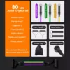 10-14pcs/Set Pull Rope Bodybuilding Resistance Bands Set Multi-function Tensioner Suit Muscle Training Belt Elastic Bands - Image 5