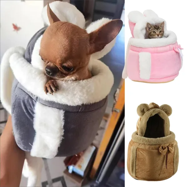 Outdoor Travel Chihuahua Puppy Dog Carrier Bacpack Winter Warm Pet Carrying Bags for Small Dogs Yorkshire Cat Nest mascotas Home - Image 7