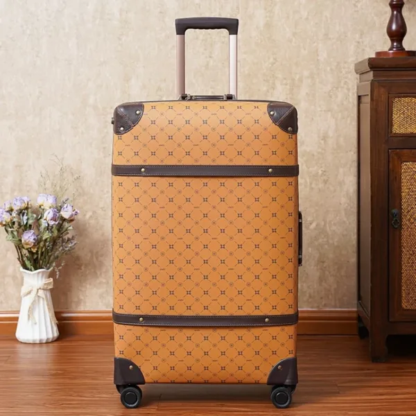 Leather Rolling Luggage Sets