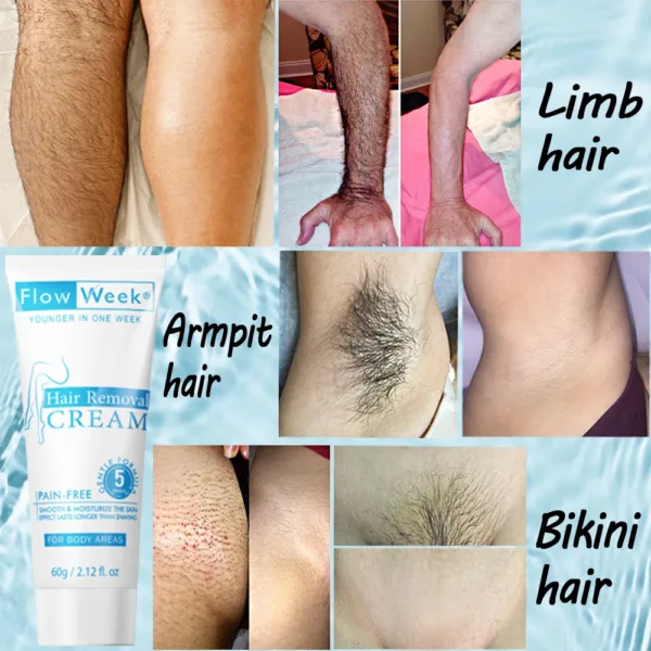 Painless Hair Removal Underarm Private Facial Body Leg Hair Remove Cream Skin Care Powerful Beauty Hair Removal For Men Women - Image 3