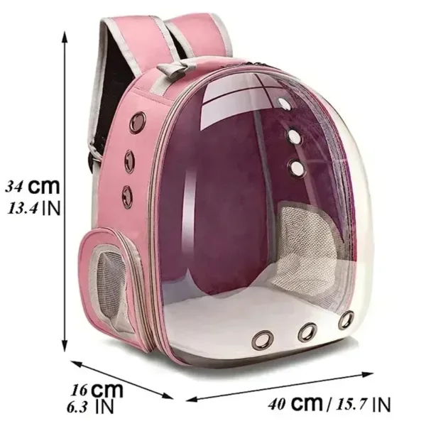 Cat backpack with a transparent bubble - Image 12