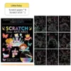Magic Rainbow Color Scratch Art Painting Paper Card Kit Cartoon Drawing Board Coloring Books for Kids DIY Educational Toys Gifts - Image 12