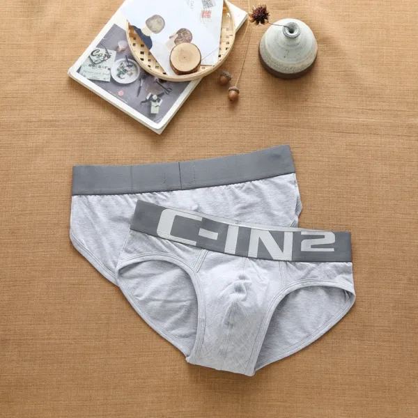 Brand Men's Underwear Sexy Cotton Fashion Trend Personality Comfortable Breathable Letters Youth Boxer Briefs Underpants - Image 5