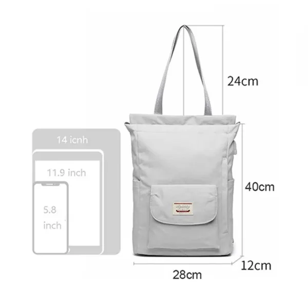 Korean USB College Backpack - Image 3