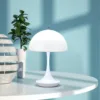 LED mushroom small table lamp portable USB charging dimmable flower bud lamp bedroom bedside lamp - Image 7
