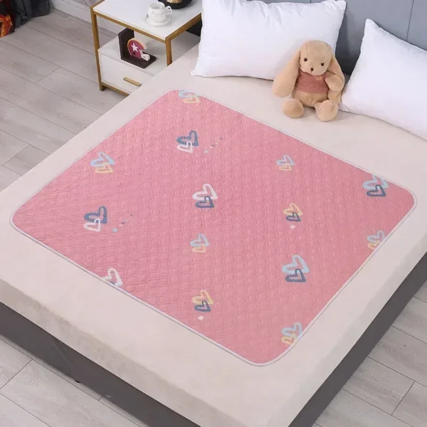 50*70cm Breathable Waterproof Washable Mattress Urine Mat for Baby Cute Cartoon Bed Protector Diaper Bedding Urine Pads Cloth - Image 6