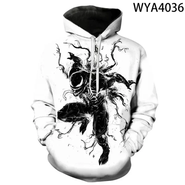 Miniso Movie Venom 3D Printed Hoodies Men Women Children Fashion Pullover Long Sleeve Boy Girl Kids Sweatshirts Cool Jacket - Image 8