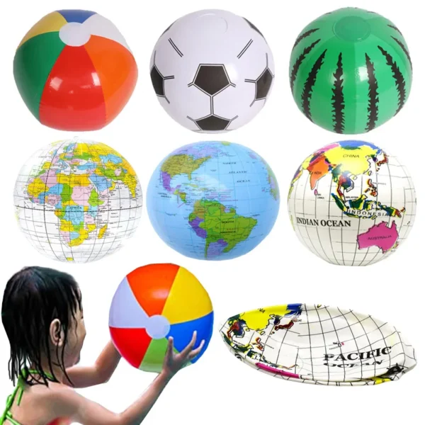 6 Styles Kids Inflatable Water Games Beach Ball Swimming Pool Toys Summer Outdoor Fun Play Water Balloon Prop for Children Gifts - Image 6