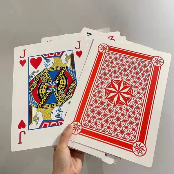 Oversized Super Jumbo Poker Playing Cards 4x Larger Travel Carnival Wedding Birthday Party Favors Family Board Games For Adults - Image 6