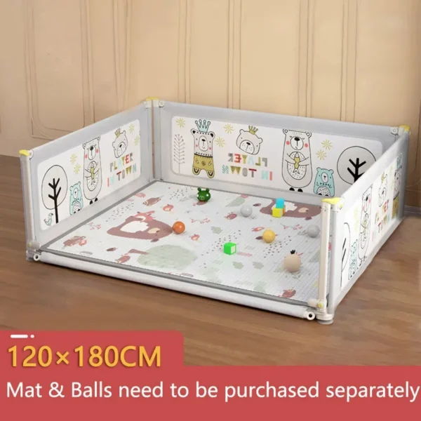 Baby Playpens Children's Playpen Optional 5 Sizes Playpen for Baby Activity Gym Kids Play Fence Playground Child Safety Barrier - Image 7