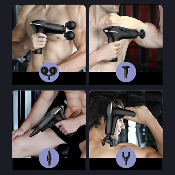 Xiaomi Fascia Massge Gun Vibration Deep Tissue Muscle Relaxation Massager Portable Fitness Device For Body Neck Arm 2024 ﻿ ﻿ ﻿ ﻿ - Image 3