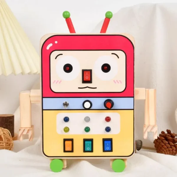 Montessori Busy Board Circuit LED Light Socket ON/OFF Baby Early Hand Fine Cognitive Education Teaching Aids Toy Gifts Busyboard - Image 25
