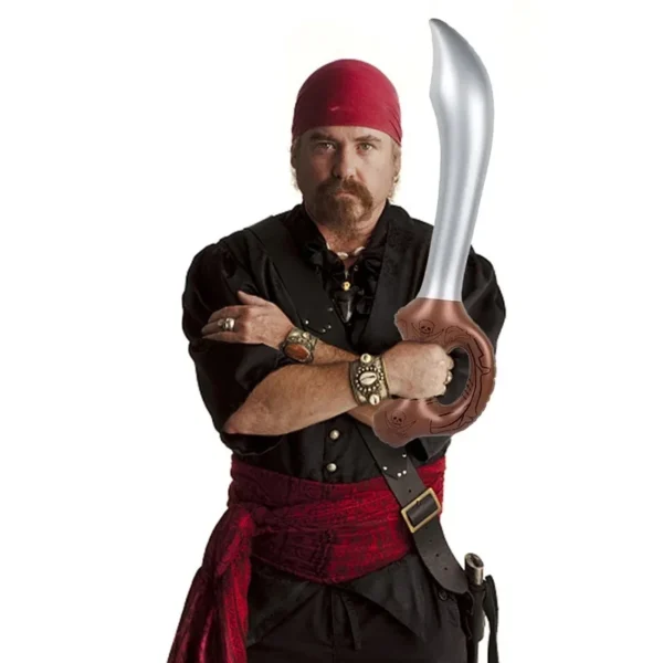 Funny Inflatable Pirate Swords, Halloween Birthday Toy Sword, Inflated Simulation Knife for Swimming Pool, Cosplay Stage Prop - Image 8