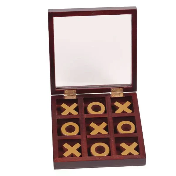 Classic XOXO Wooden Tic Tac Toe Toy Games Family Fun Party Favors for Kids Adults Unique Gifts Juegos De Mesa Divertidos - Image 4