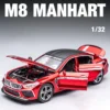 1:32 BMW M8 IM Supercar Alloy Diecasts & Toy Vehicles Metal Toy Car Model Sound and light Collection Kids Toy - Image 3