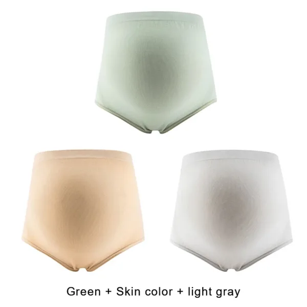 3PCS/set females Maternity Panties Women's High Waist Full Belly support Panties Comfortable Breathable Pregnancy Panties L-XL - Image 7