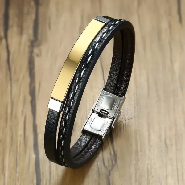 Leather Weave Bracelet