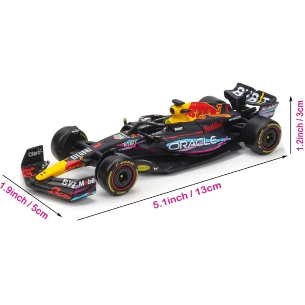 Bburago 1:43 2023 F1 Red Bull RB19 Alloy Car Formula Racing Diecast Model Toy Collection Gifts Verstappen Miami RB 19 - Image 7