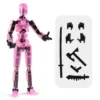 1/2/4/9pcs Luminous Titan 13 Action Figures T13 Figure 3D Printed Multi-Jointed Movable Lucky 13 Action Figure Nova Figure Dummy - Image 47