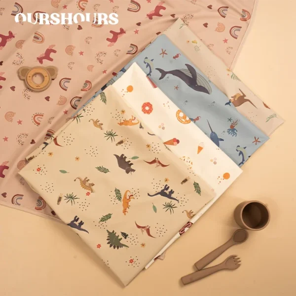 Multi Function Baby Diaper Change Mats PU Waterproof Sleeping Newborn Crib Changing Pad Washable Toddler Cartoon Nappy Mattress - Image 10