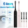 Sonic Electric Toothbrush Ultrasonic Automatic USB Rechargeable IPX7 Waterproof Toothbrush Replaceable Tooth Brush Head J189 - Image 7
