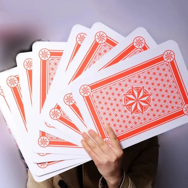 Oversized Super Jumbo Poker Playing Cards 4x Larger Travel Carnival Wedding Birthday Party Favors Family Board Games For Adults