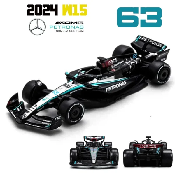 Bburago 1:43 2024 F1 Mclaren Mcl38 Monaco Grand Prix F1 Alloy Miniature Diecast Model #4 #81 Lando Norris ﻿F1 Car Toys Gift - Image 13