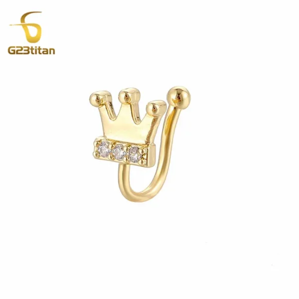 Crystal Crown Nose Clip - Image 5