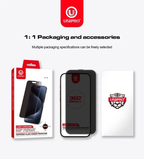 UNIPRO 360° Privacy Screen Protector - Image 2