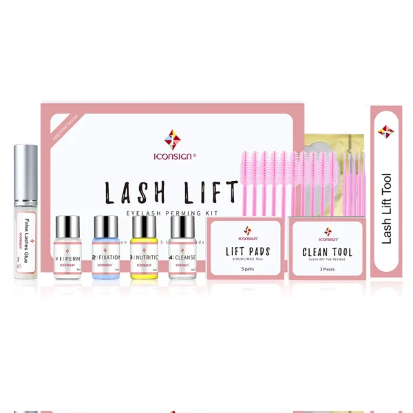 ICONSIGN Upgrade Version Lash Lift Kit Lifting Eyelashes Lasting 6-8 Weeks Lash Perm Eyelash Enhancer Makeup Tools - Image 4