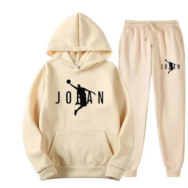 Autumn Winter Mens Hoodie Sweatshirt+Sweatpants Sportswear y2k Women's 2-piece Sets Casual Brand Hoodie+Pants Unisex Ropa Hombre - Image 6
