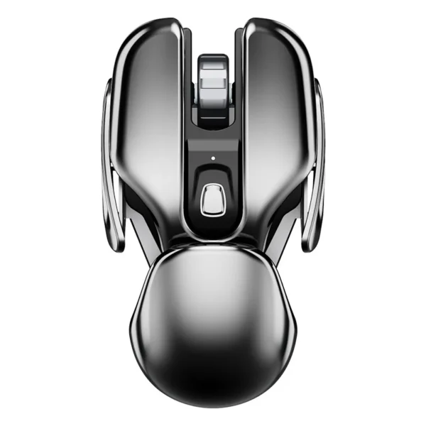 PX2 Metal 2.4G Rechargeable Wireless Mute 1600DPI Mouse 6 Buttons for PC Laptop Computer Gaming Office Home Waterproof Mouse - Image 3