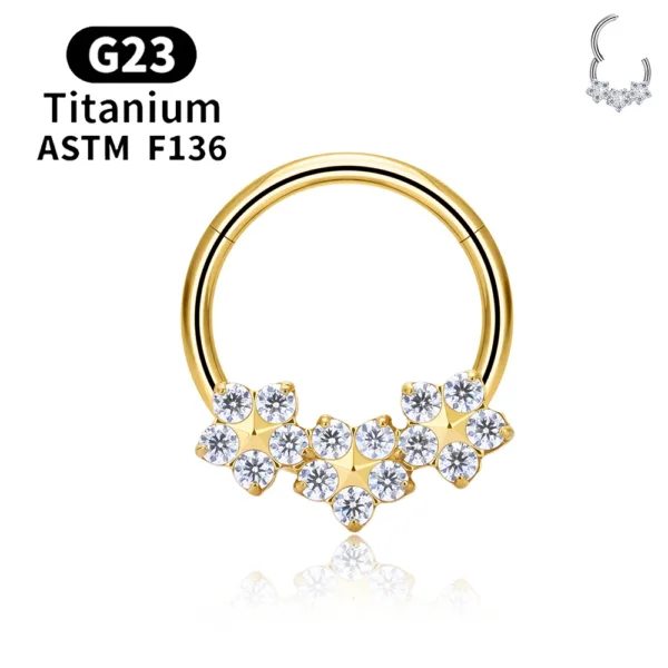 Titanium Septum Nose Rings - Image 2