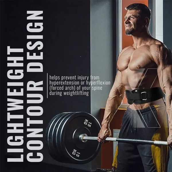 Sports Fitness Weight Lifting Waist Belts Gym Workout Lumbar Back Support, Powerlifting, Strength Training, Squat, Weightlifting - Image 10