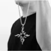 Titanium Steel Cross Necklace - Image 2