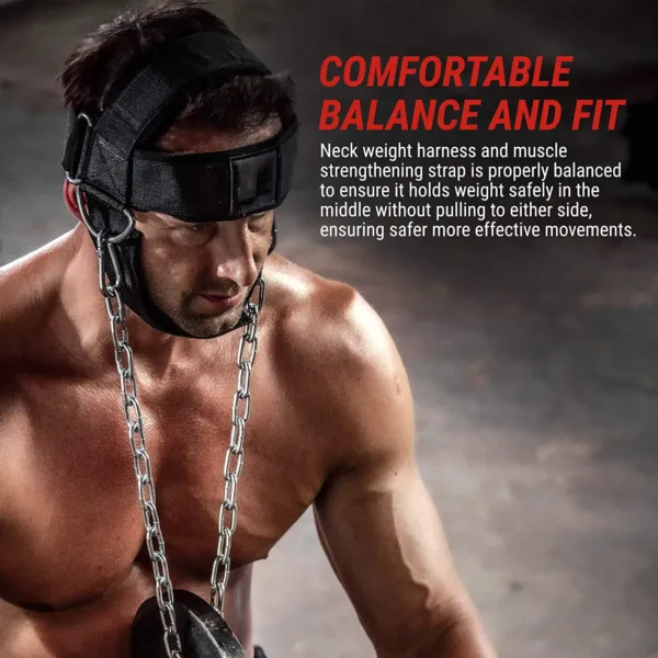 Head Neck Training Head Harness Body Strengh Exercise Strap Adjustable Neck Power Training Gym Fitness Weight Bearing cap - Image 6