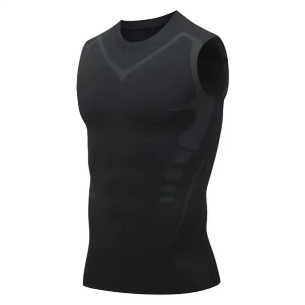 Ionic Shaping Vest Body Shaper Vest Compression Tank Top Men Slimming Tummy Vest Skin-friendly Tummy Control Sleeveless Shirts - Image 8