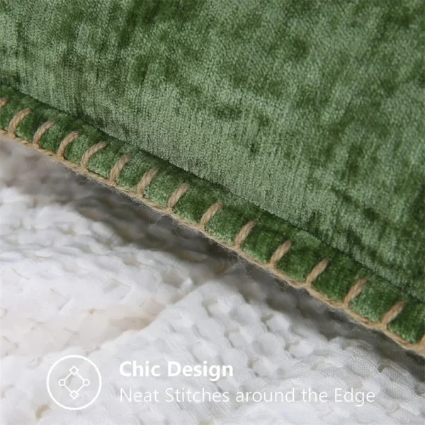 Olanly Chenille Cushion Cover 45x45 Pillow Cover 40x40cm Sofa Decorative Throw Pillow Case Soft Luxury For Living Room Decor﻿ - Image 3
