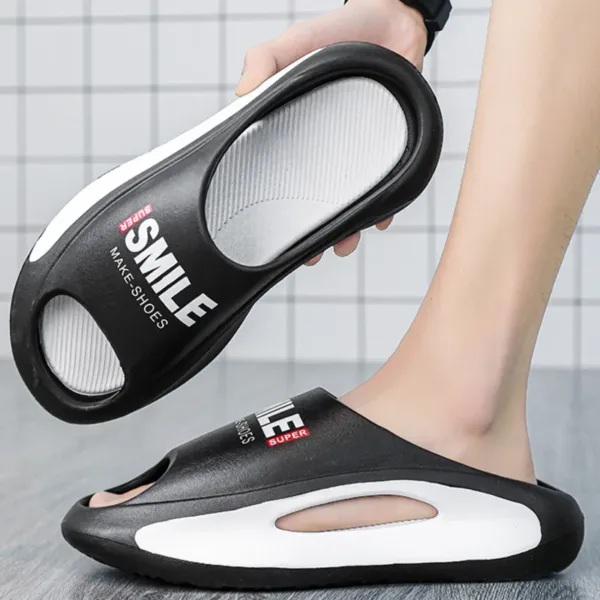 Men's slippers massage sandals man summer beach shoes Thick Bottom Unisex Soft Slipper sneakers EVA Non-slip women home slipper - Image 3