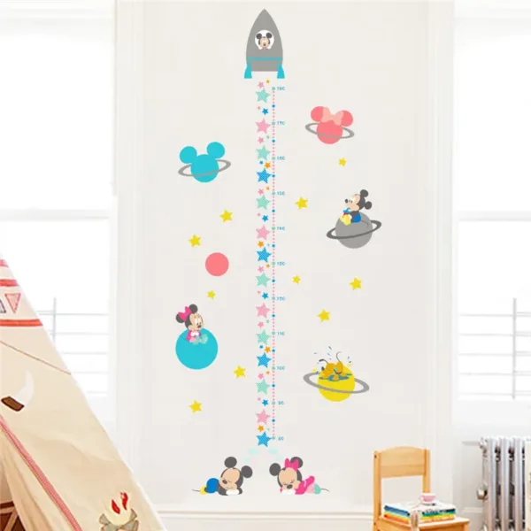 Cartoon Disney Mickey Mouse Minnie Baby Sleep Wall Sticker For Kids Room Decoration Wallpaper Cute Self-Adhesive DIY Mural Decal - Image 17