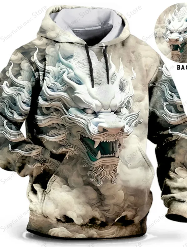 Animal Dragon 3d Print Graphic Hoodies Men Fashion Oversized Hoodies Boy Coat Women Sweats Moletom Mens Clothes Winter Tracksuit - Image 7