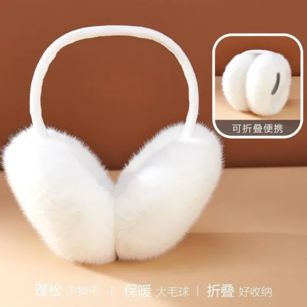 Winter Suede Plush Earmuffs - Image 5