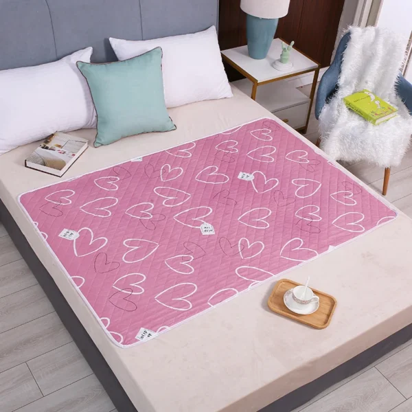 Washable Mattress Urine Mat for Baby Toddler Cartoon Bed Nappy Diaper Breathable Adult Elder Incontinence Bed Pad Changing Sheet - Image 7