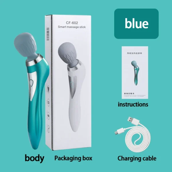 Heating Muscle Massage Gun Neck Back Cervical Facia Body High Frequency Vibrator Relaxation Electric Massager Appliance Portable - Image 4