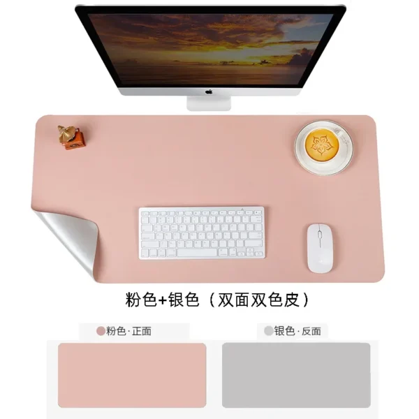 Large Mouse Pad Extra Big Non-Slip Desk Pad Waterproof PU Leather Desk Table Protector Gaming Mouse Mat for Game Office Work - Image 21