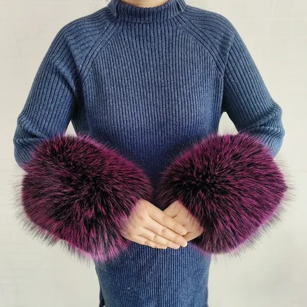 Winter Faux Fox Fur Scarf - Image 2