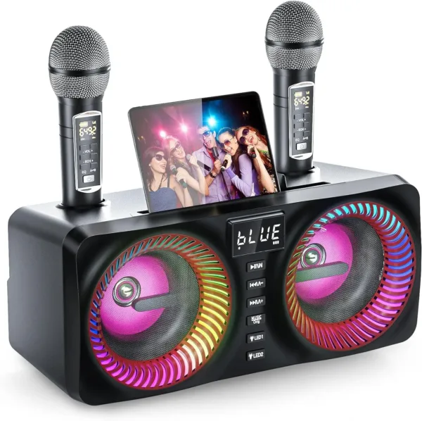 Karaoke Machine with Microphones - Image 4