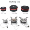 6800W 12800W 18000W Portable Outdoor Stove Camping Gas Stove Folding head Burner Strong Fire Stove with Storage Bag For Hiking - Image 2
